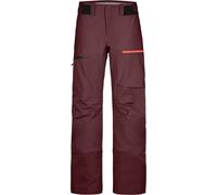 Ortovox - Pantaloni da freeride - 3L Ravine Shell Pants W Winetasting per Donne - Taglia S - Bordeaux