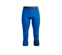 Pantaloni termici da uomo a 3/4 Ortovox 185 Rock'N'Wool Short Pants Taglia: M / Colore: blu/azzurro