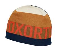 Ortovox Patchwork - berretto Orange/Dark Blue man Lana Merino