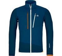 Felpa da uomo Ortovox Fleece Grid Jacket M Taglia: M / Colore: blu scuro