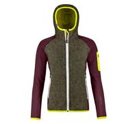Ortovox Plus Classic Knit - giacca in pile - donna XS Brown/Dark Red woman Lana Merino