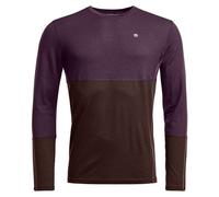 Ortovox Rock'n Wool M - maglietta tecnica a maniche lunghe - uomo XL Dark Violet/Dark Red man Lana Merino