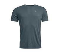 Ortovox Rock'n Wool M - maglietta tecnica - uomo L Dark Green/Grey man Fair Wear Foundation,Lana Merino