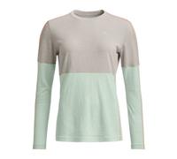Ortovox Rock'n Wool W - maglietta tecnica a manica lunga - donna L Light Beige/Light Green woman Lana Merino