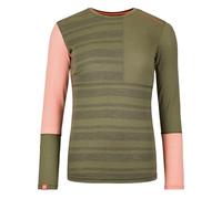 ORTOVOX 185 Rock'n'wool Long Sleeve W - Donna - Verde / Rosa - Taglia S- modello 2024