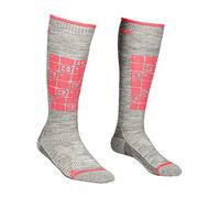 ORTOVOX Ski Compression Socks W Calzini da Donna, Donna, calzetti, 5435200004, Misto Grigio (Grey Blend), 35-38