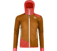 Ortovox SW Col Becchei Hybrid W - giacca ibrida - donna S Dark Yellow/Red woman Made In Eu,Schoeller Naturetec,Ortovox Swisswool,Ortovox Wool Promise,Pfc-Free