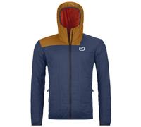 Ortovox Swisswool Piz Badus - giacca alpinismo - uomo S Blue/Orange man 384