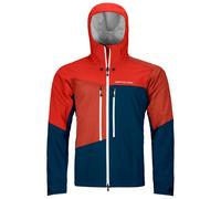 Ortovox - Westalpen 3L Jacket - Giacca antipioggia M blu/rosso