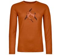 Ortovox 185 Merino Mtn Cutout Ls Women Bristle Brown M