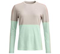 Ortovox Rock'n Wool W - maglietta tecnica a manica lunga - donna L Light Beige/Light Green woman Lana Merino