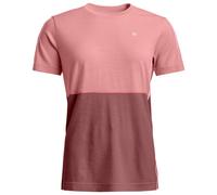 Ortovox Maglietta tecnica 185 Rock'n'Wool – lana merinos – Donna Rosa Dusk Rose Taglia 36 (S)