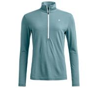 Ortovox 185 Rocknwool Zip Neck W Icy Shore M