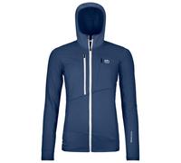 Ortovox Fleece Grid Hoody W Blue Nunatak L
