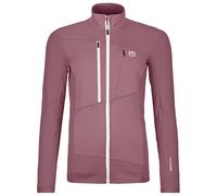 Felpa tecnica da donna Ortovox Fleece Grid Jacket W Taglia: M / Colore: rosa/bianco