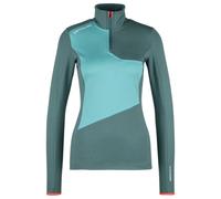 Ortovox Fleece Light Zip W - felpa in pile - donna M Green/Light Blue woman Lana Merino,Ortovox Wool Promise,Made In Eu