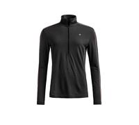 Ortovox - Women's 185 Rock'N'Wool Zip Neck - Intimo lana merinos XS nero