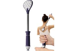 Oruiiju 3 pezzi Scratcher posteriore estensibile portatile，con rullo massaggiante-per graffiare la testa e la schiena- Grattaschiena in acciaio inossidabile