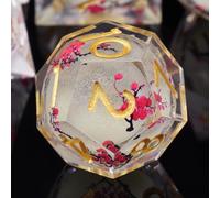 ORUZA Set di 7 dadi poliedrici Liquid Core Dadi Farfalla D4 D6 D8 D10 D12 D20 D% DND Dadi per Dungeons and Dragons RPG MTG Pathfinder