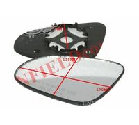 Orvm Convesso Ali Porta Bicchiere Specchio Set Con Base Piastra Toyota Etios T-2