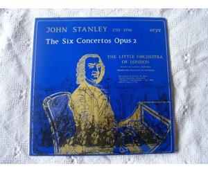 ORYX 1742 John Stanley 6 Concertos Little Orc London LP