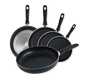 ORYX 5023210 Basic-Tegame in Alluminio Antiaderente, 20 cm/3 mm, Colore: Nero, Dimensioni: 37 X 21 X 6 cm