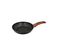 ORYX 5023600 Non-Stick Forged Aluminium Frying Pan Ø 20 x 4.5 cm. Rubberised Handle / 5 Layers/Stone Finish/Suitable for all Kitchen Types