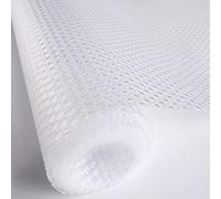 ORYX 5540900 Fondo in plastica Antiscivolo, 50 x 150 cm, Trasparente, Acciaio Inossidabile, White, 50 x 150 cm