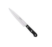 ORYX 5800155 Cuchillo Grenoble Cocina Hoja Acero Inoxidable 17 cm. Negro, Metal