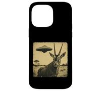 Oryx Ufo Sorpreso Vintage Alien Fantascienza Divertente Incontro Custodia per iPhone 14 Pro Max