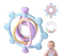 Orzbow Silicone Massaggia Gengive Neonati con Sonaglio Neonato 3-6 Mesi