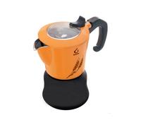 FOREVER CAFFETTIERA MISS ORZI' 4 TAZZE IN ALLUMINIO MANICO E POMOLO IN BACHELITE