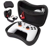 Orzly Custodia controller Google Stadia - Custodia protettiva con tasca per cavo di ricarica - Nero