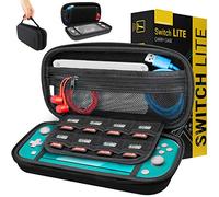 Orzly Custodia da Viaggio per Nintendo Switch Lite, Guscio Protettivo Portatile per Console Nintendo Switch Lite (2019) - Nero
