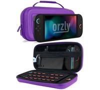 Orzly Custodia per Nintendo Switch 2, custodia protettiva da viaggio con pad per lo schermo, schede di gioco e slot MicroSD con tasche per gli accessori della console