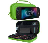 Orzly Custodia per Nintendo Switch 2, custodia protettiva da viaggio con pad per lo schermo, schede di gioco e slot MicroSD con tasche per gli accessori della console