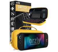 Orzly Custodia per Nintendo Switch 2, custodia protettiva da viaggio con pad per lo schermo, schede di gioco e slot MicroSD con tasche per gli accessori della console