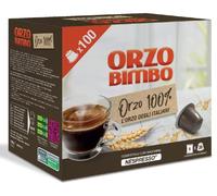 ORZO BIMBO ORZO BOX 100 capsule, Capsule compatibili Nespresso, Naturalmente senza caffeina, Con solo orzo, Per la colazione e le pause