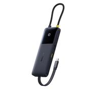 OS-Baseus Dual Fast Charging 6-in-1 HUB Cosmic Black