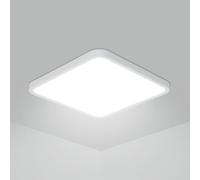 Osairous Plafoniera LED Soffitto Ø40cm, 6500k Piazza Plafoniere moderna, IP44 Lampada LED Soffitto, 42W 3980 LM Luce Bianco per Soggiorno, Camera da Letto, Cucina, Bagno, Balcone