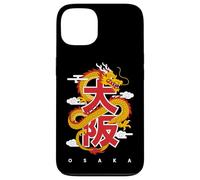 Osaka Dragon Ryu giapponese Kanji Souvenir Calligrafia Art Custodia per iPhone 13