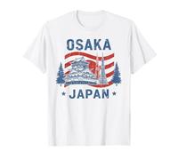Osaka, Giappone, Orizzonte, iconico, monumenti, Viaggio Maglietta