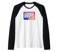 Osaka World Expo Kansai Expo 2025 Commemorative Goods, Souvenir, Abiti, Regalo, Uomo, Donna, Grandi dimensioni, Libro Maglia con Maniche Raglan