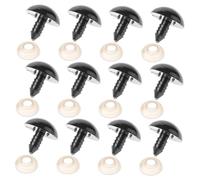 OSALADI 1 Set Accessori per Gli Occhi di Fagioli Neri Bambola Bambole bulbi oculari Artigianali realistici Occhi Giocattoli pratici bulbo oculare Realistico Occhi Giocattolo Resina