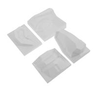 OSALADI 1 Set Assistenza didattica a Cinque Caratteri Modello di Figura di Disegno Scultura in Gesso Caratteristiche Modello di Schizzo Arredamento della Camera da Letto Malta Bianca
