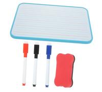 OSALADI 1 Set Lavagna Doppia con Blu Lavagna Cancellabile per Scrittura e Pratica Didattica Include e per Ufficio e Scuola Colore Casuale