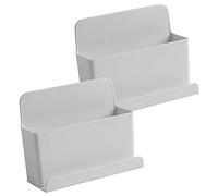 OSALADI 1 Set Per Telecomando E Smartphone Muro Organizzatore Wall Mounted Per Controllo Remoto Conservazione Design Compatto Per Ottimizzare 2 Pezzi