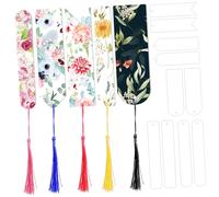 OSALADI 1 Set Segnalibri Mano Acrilico con Frange Colorate Segnalibri Vuoti per Diy e Decorazioni Versatili per Regali e Creazioni