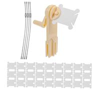 OSALADI 1 Set Strumento per Avvolgimento Filo Porta Filo Rocchetti da Cucito Strumenti per Cucire Strumento per Organizzare Il Filo Piccole Rocchetti di Filo Piastra per Avvolgimento del