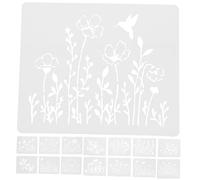 OSALADI 1 Set Template per Riutilizzabili Stencil Primaverili per Pittura e Decorazione per Progetti Fai da Te